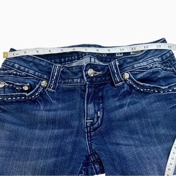 Miss Me - Rhinestone embellished Bermuda shorts