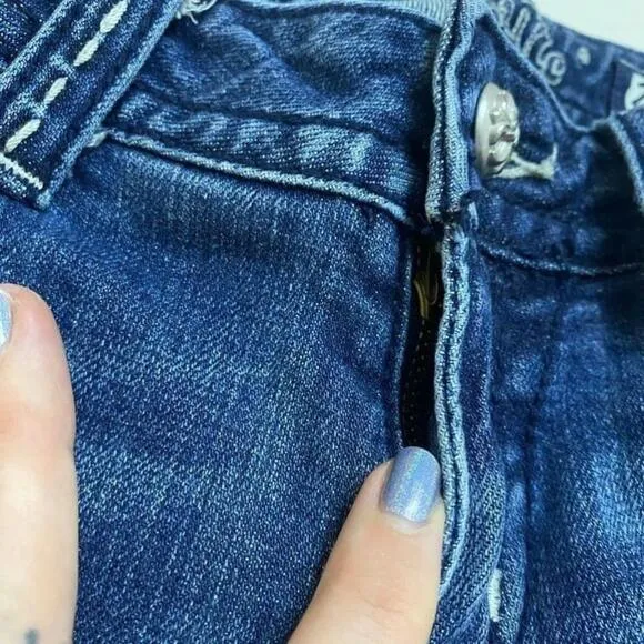Miss Me - Rhinestone embellished Bermuda shorts