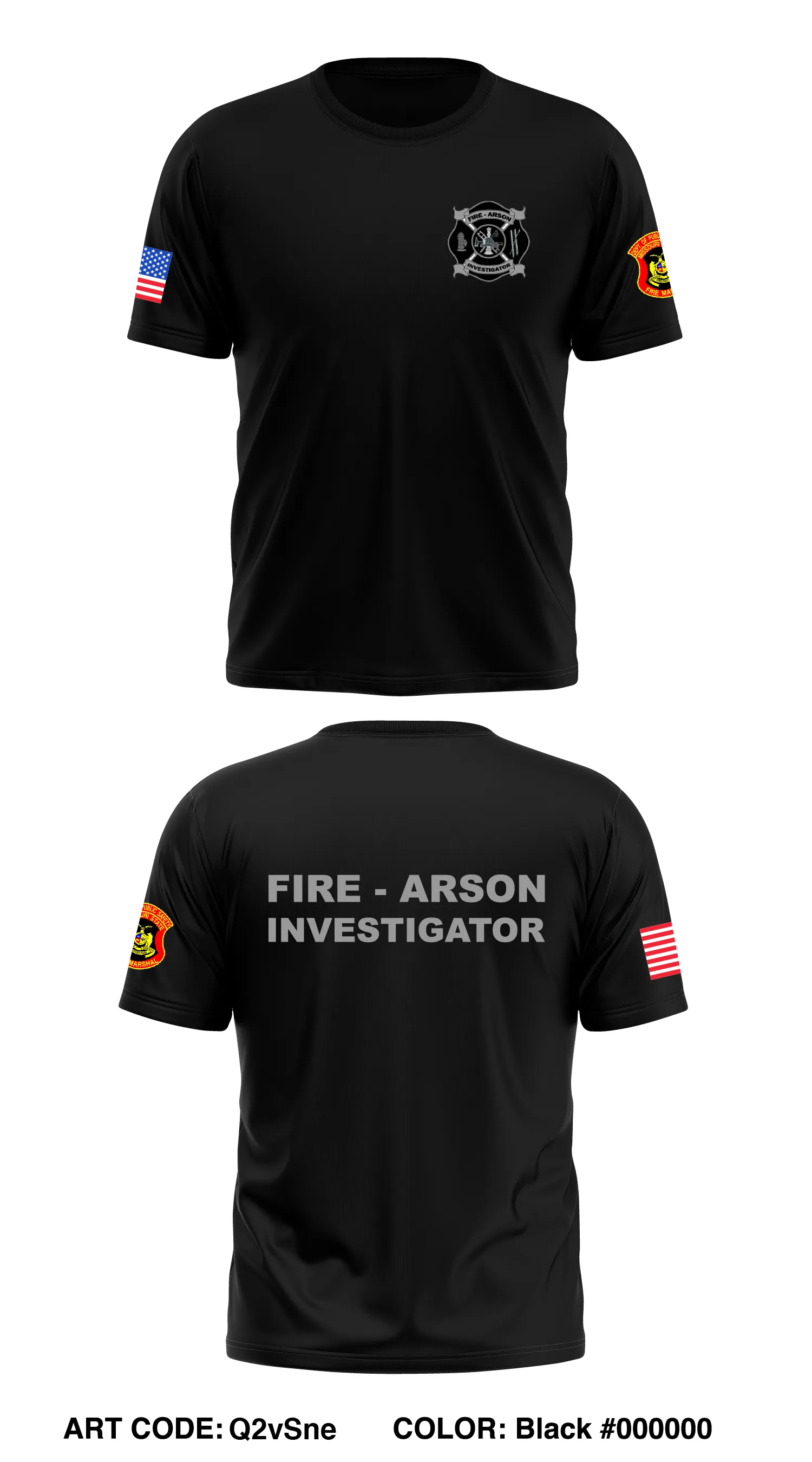 Missouri State Fire Marshal Core Men's SS Performance Tee - Q2vSne