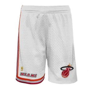 Mitchell & Ness Miami HEAT Hardwood Classic Youth Swingman Shorts