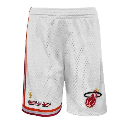 Mitchell & Ness Miami HEAT Hardwood Classic Youth Swingman Shorts
