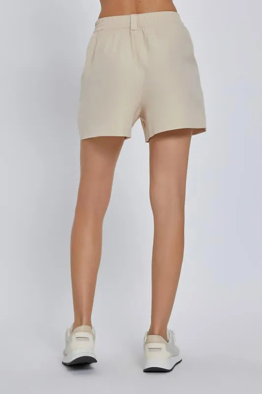 Monroe Classic Dress Shorts- Beige
