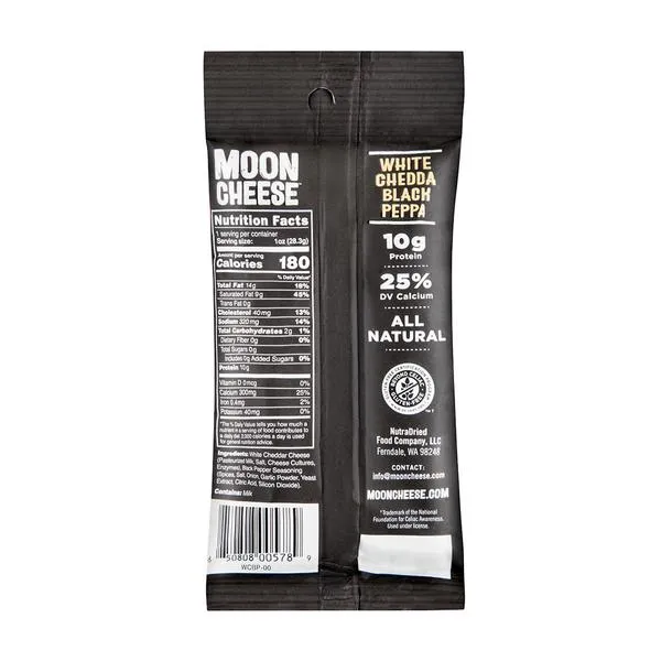 Moon Cheese - White Chedda Black Peppa