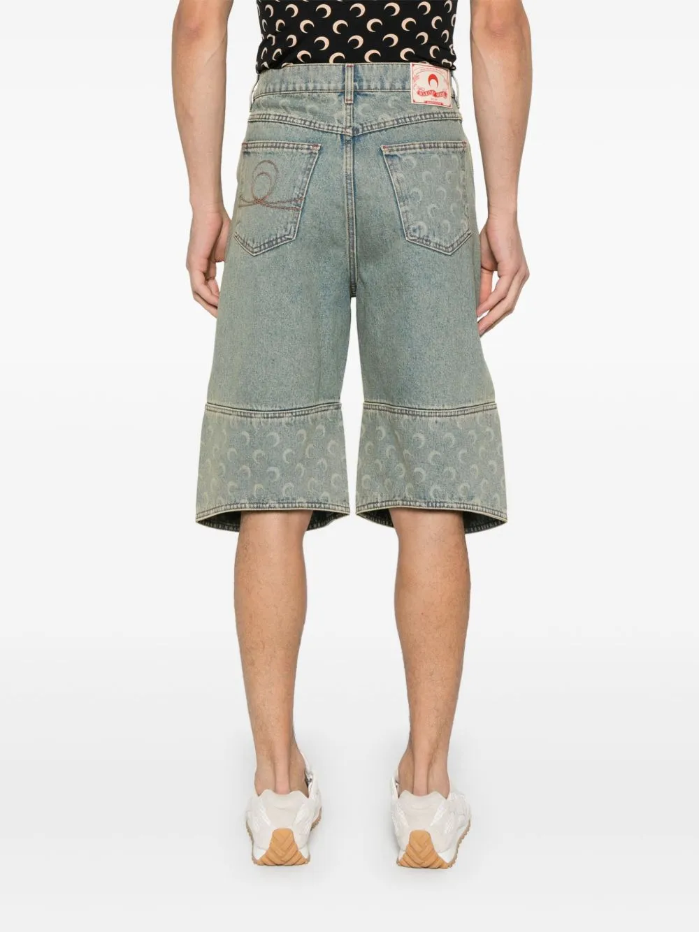Moon denim bermuda shorts