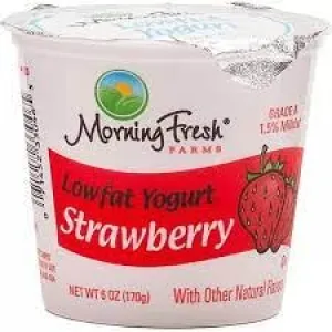 Morning Fresh Light Non Fat Yogurt Strawberry 6oz