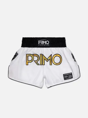 Muay Thai Shorts - Special Edition -  Melrose OG - White Gold