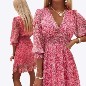 Nadine - Elegant Bohemian Flair Woman's Dress