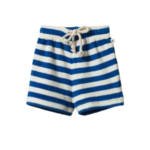 NATURE BABY AUBREY SHORTS MARINER STRIPE