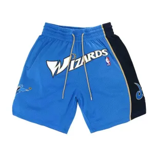 NBA JUST DON BEGINNING & END SHORT WIZARDS 2002