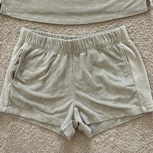 NEW CozyTerry and LuxeChic Mix Tank and Short Set Size XS
