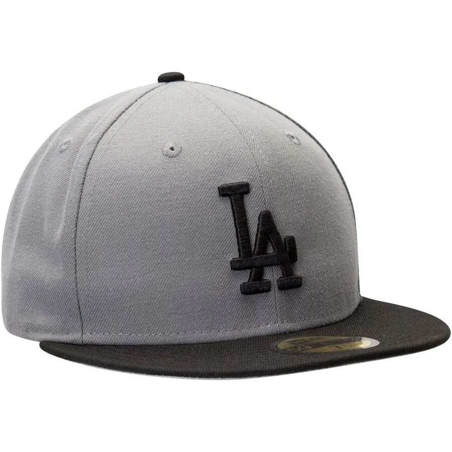 New Era Dodgers Gray/Black 59FIFTY Hat