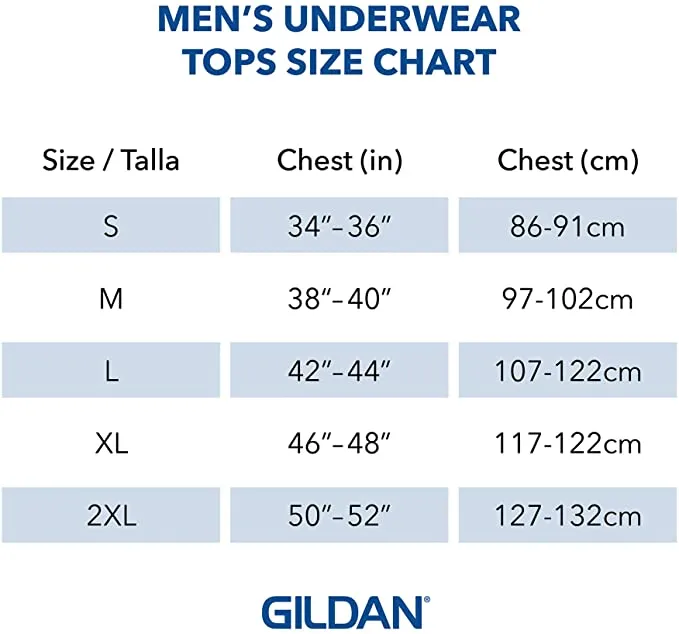 New in package! Gildan Mens Cool Spire A-Shirts Tanks, White, 6 Pack, Sz XL!