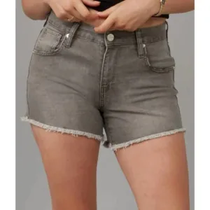 NEW LOLA JEANS liana high rise shorts in mid ash