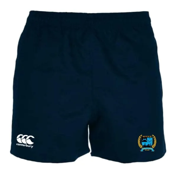 New York Police Dept. Rugby Professional Polyester Rugby Short by Canterbury