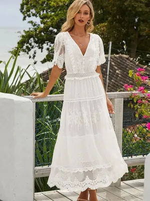 Nibal® | Elegant White Dress
