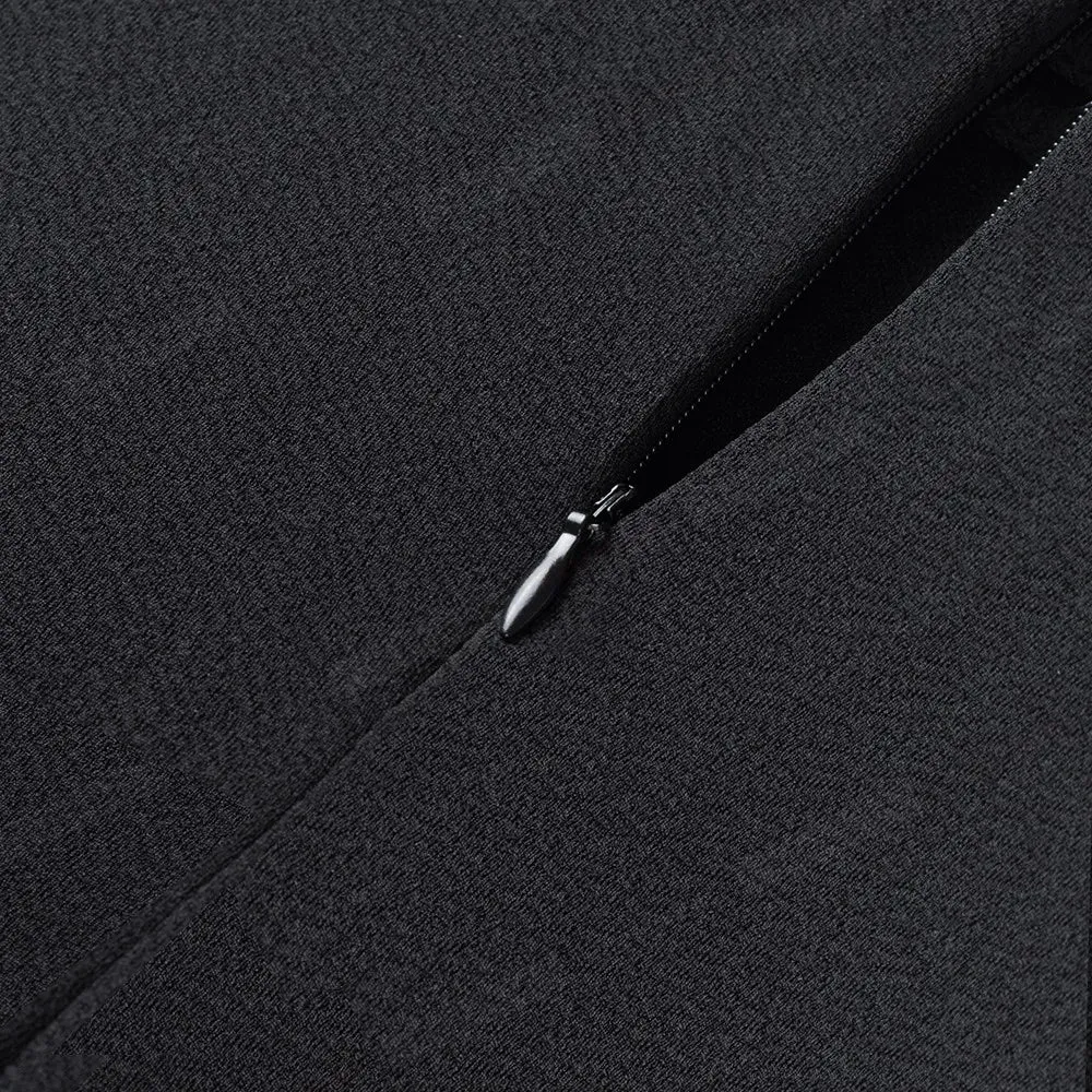 Nice-forever Elegant Elegant Office Hollow Out Business Dress