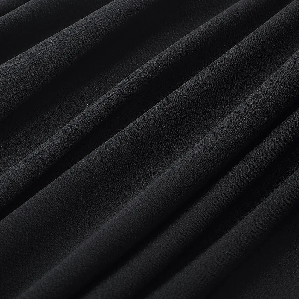 Nice-forever Elegant Elegant Office Hollow Out Business Dress