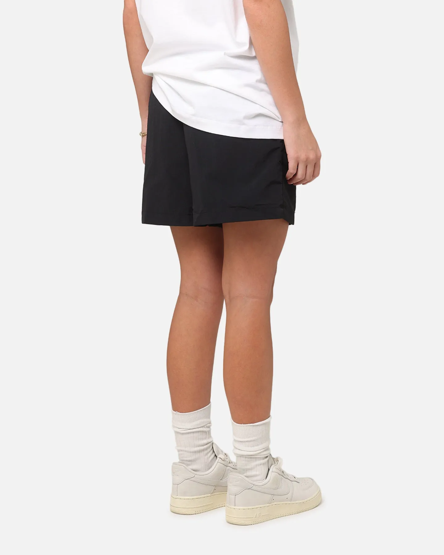 Nike Women's Sportswear Essentials Woven 5" Shorts Black/White