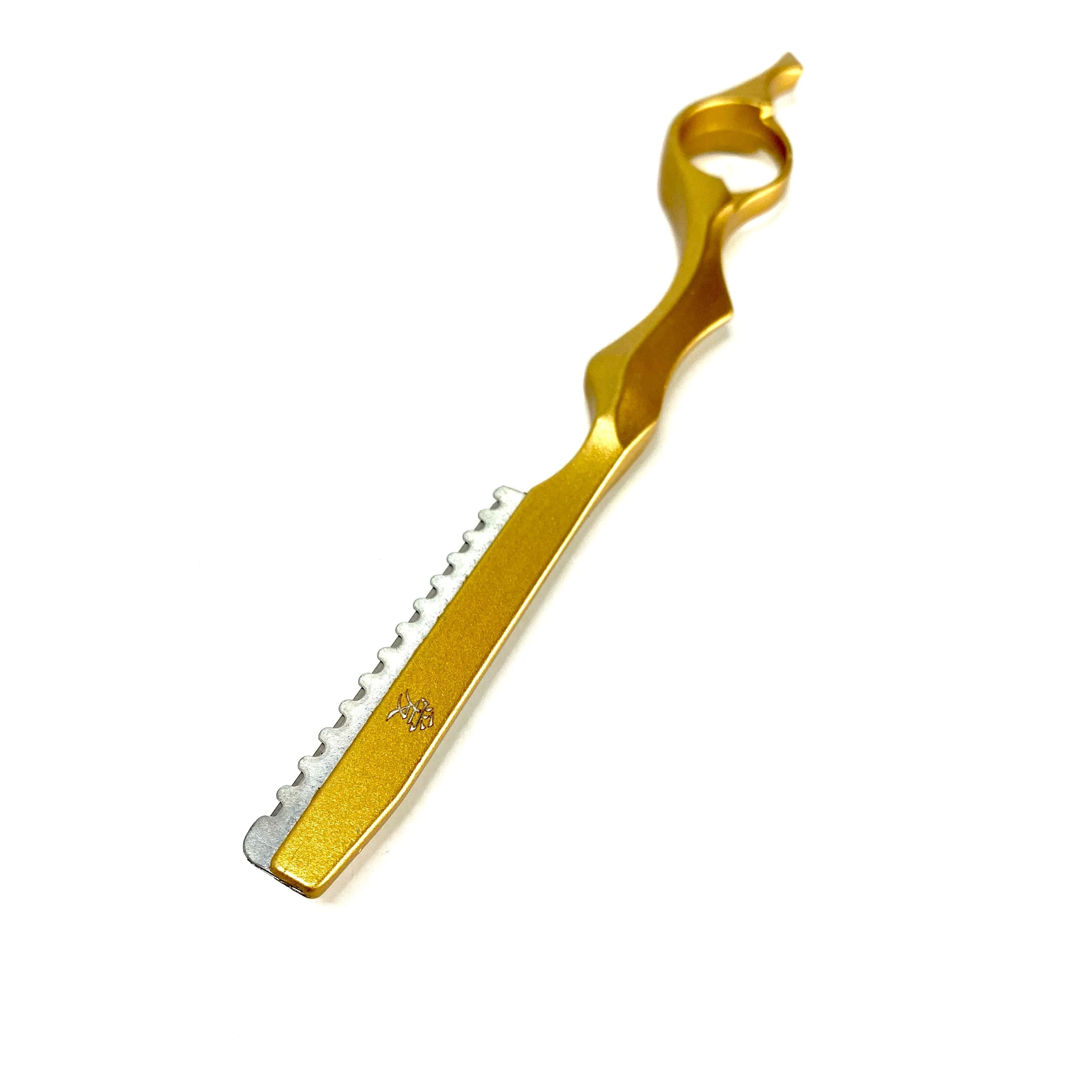 Nova Gold Feather Straight Edge