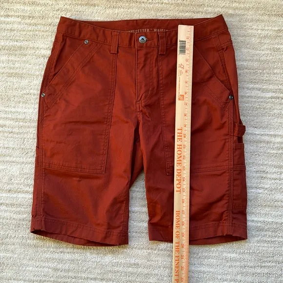 NWOT Duluth Trading Co Women’s DuluthFlex Fire Hose COOLMAX 11&quot; Shorts Red Siz 6