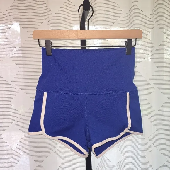NWOT Free People Movement Island Time Shorts Sapphire Skies Size Small