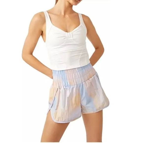NWOT The way home printed shorts by Free People Movement in size Large