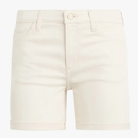 NWT Joe's Jeans Ecru 5&quot; Double Roll Stretch Denim Shorts 29