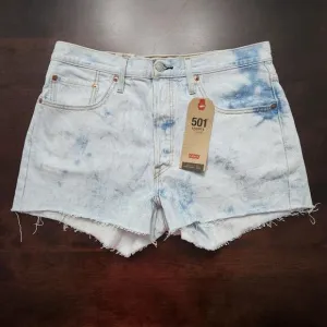 NWT Levi's 501 Acid Wash Shorts Size 32