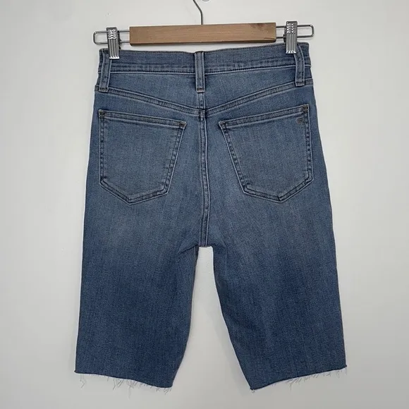 NWT Madewell Roadtripper Supersoft Biker Shorts in Boerum Wash