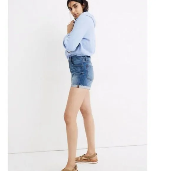 NWT‎ Madewell Denim Shorts in Burke Wash, size 26