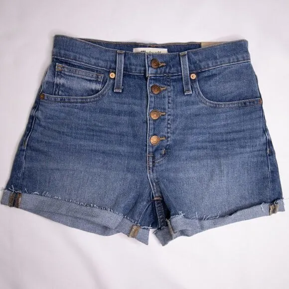 NWT‎ Madewell Denim Shorts in Burke Wash, size 26