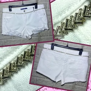 NWT Tractr Blu Basic Short with Faux Belt Women's Size 30