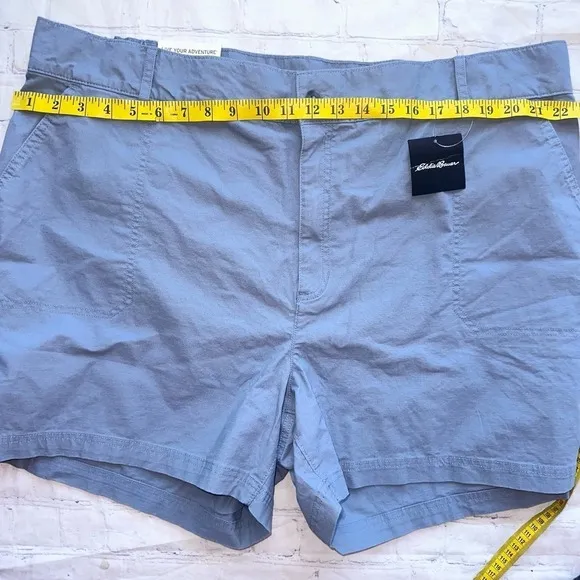 NWT Women’s Size 22 Eddie Bauer Adventure Ripstop Shorts Gray
