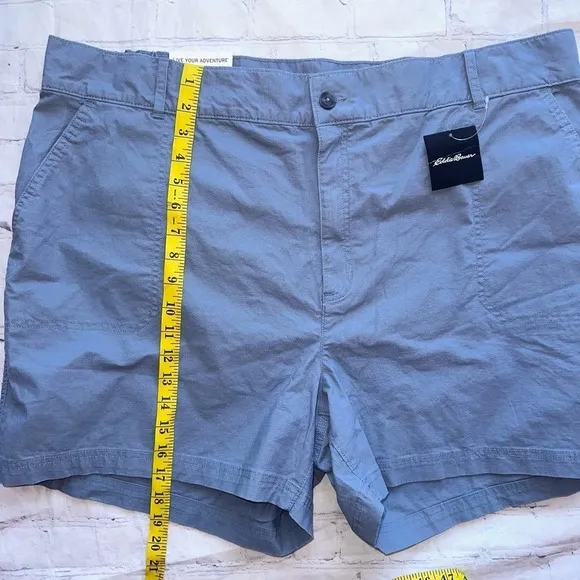 NWT Women’s Size 22 Eddie Bauer Adventure Ripstop Shorts Gray