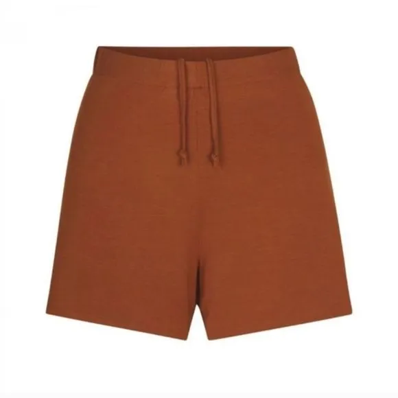 NWT SKIMS Knit Lounge Short In Copper