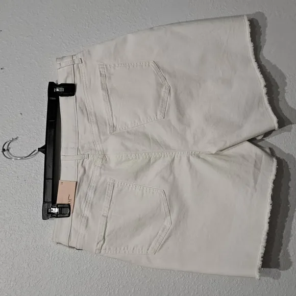 NYDJ A-Line Short with Fray Hem in Colored Denim