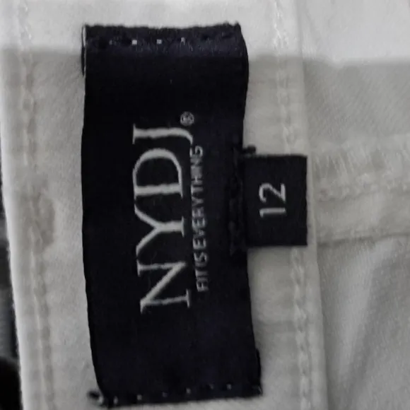 NYDJ A-Line Short with Fray Hem in Colored Denim