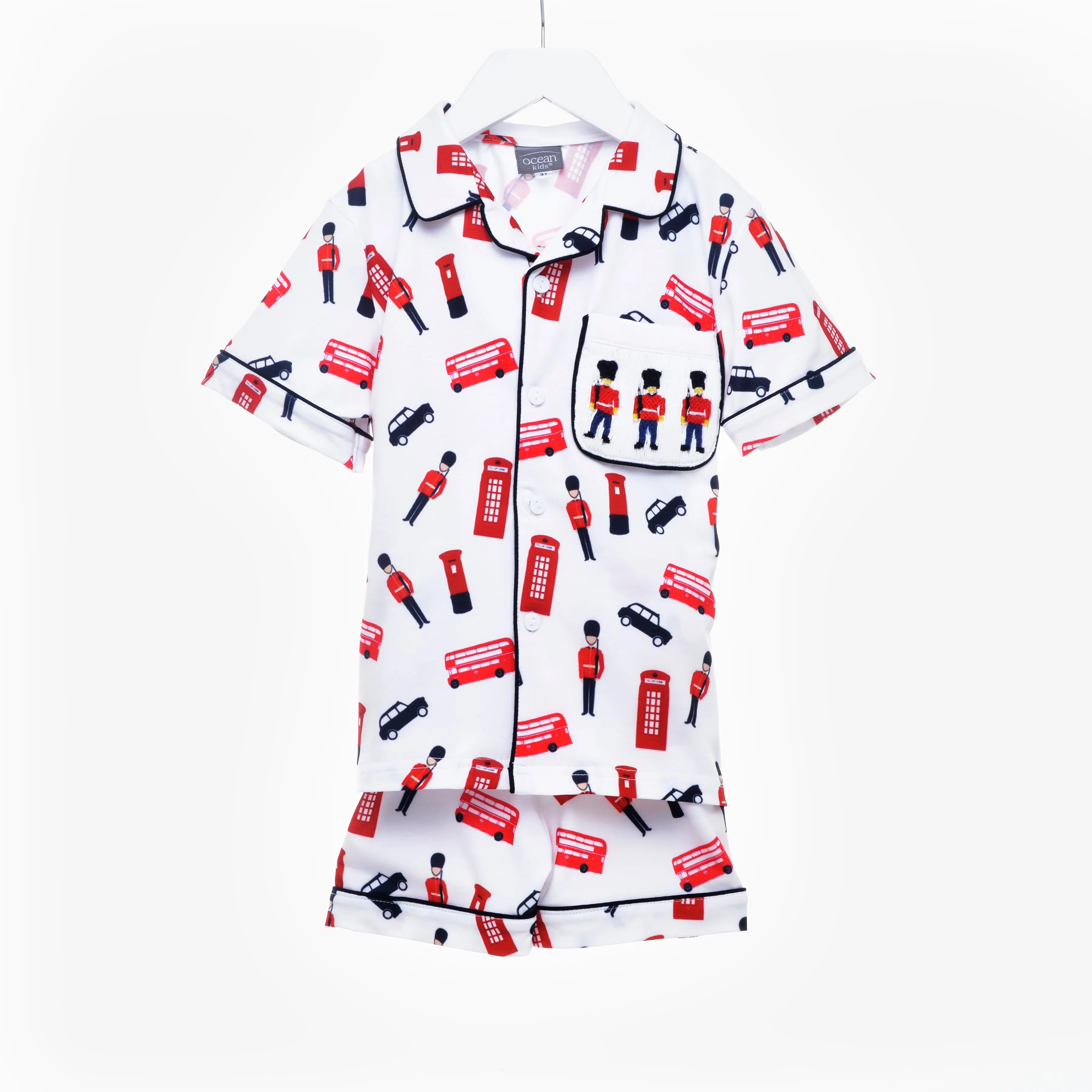 Ocean Kid's Boys London Themed Pyjama Set (3-10Yrs) Pjs