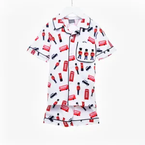 Ocean Kid's Boys London Themed Pyjama Set (3-10Yrs) Pjs