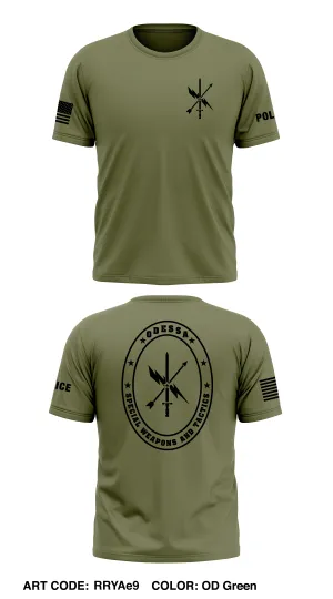 ODESSA POLICE SWAT Store 1 Core Men's SS Performance Tee - RRYAe9