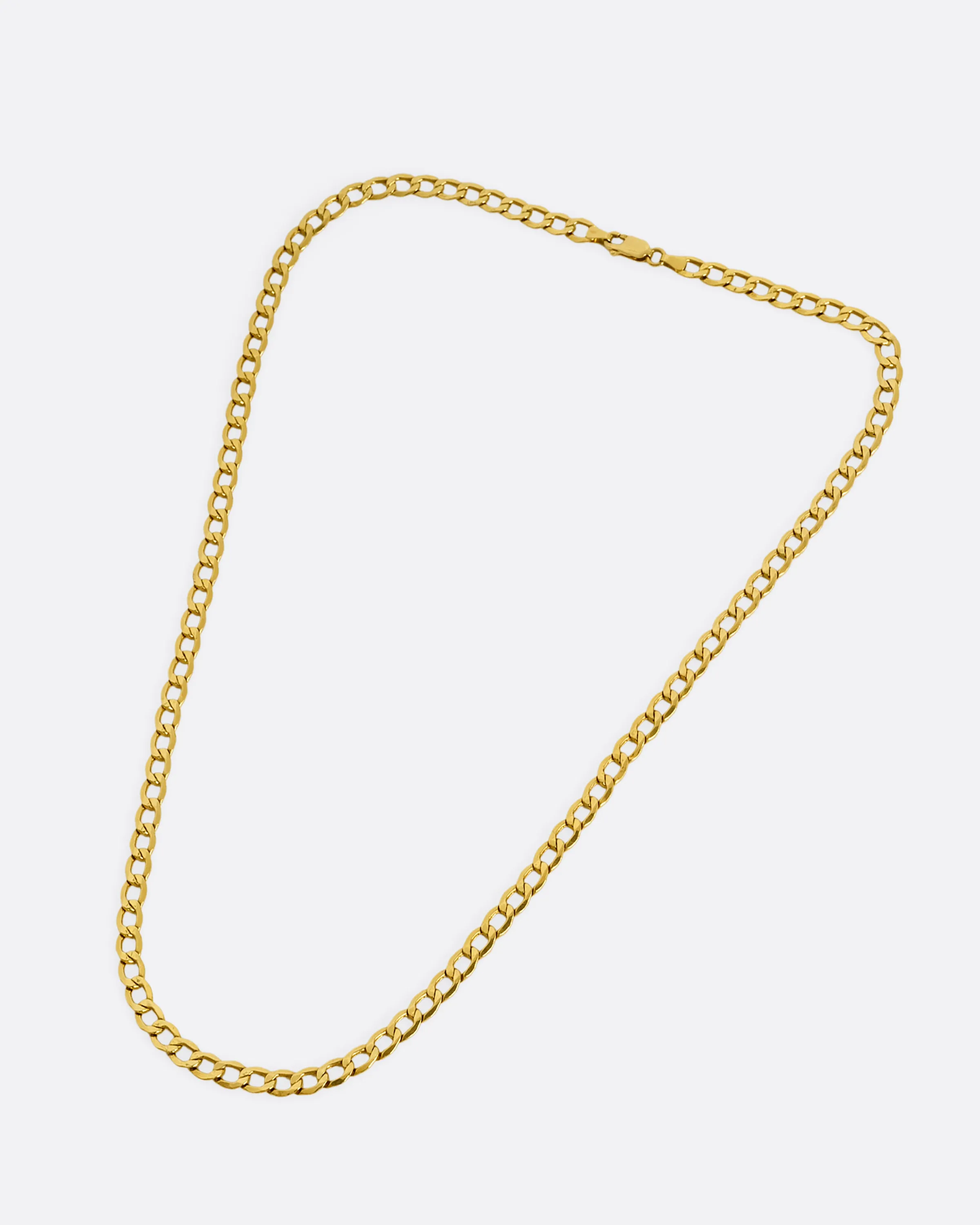 Open Link Curb Chain Necklace