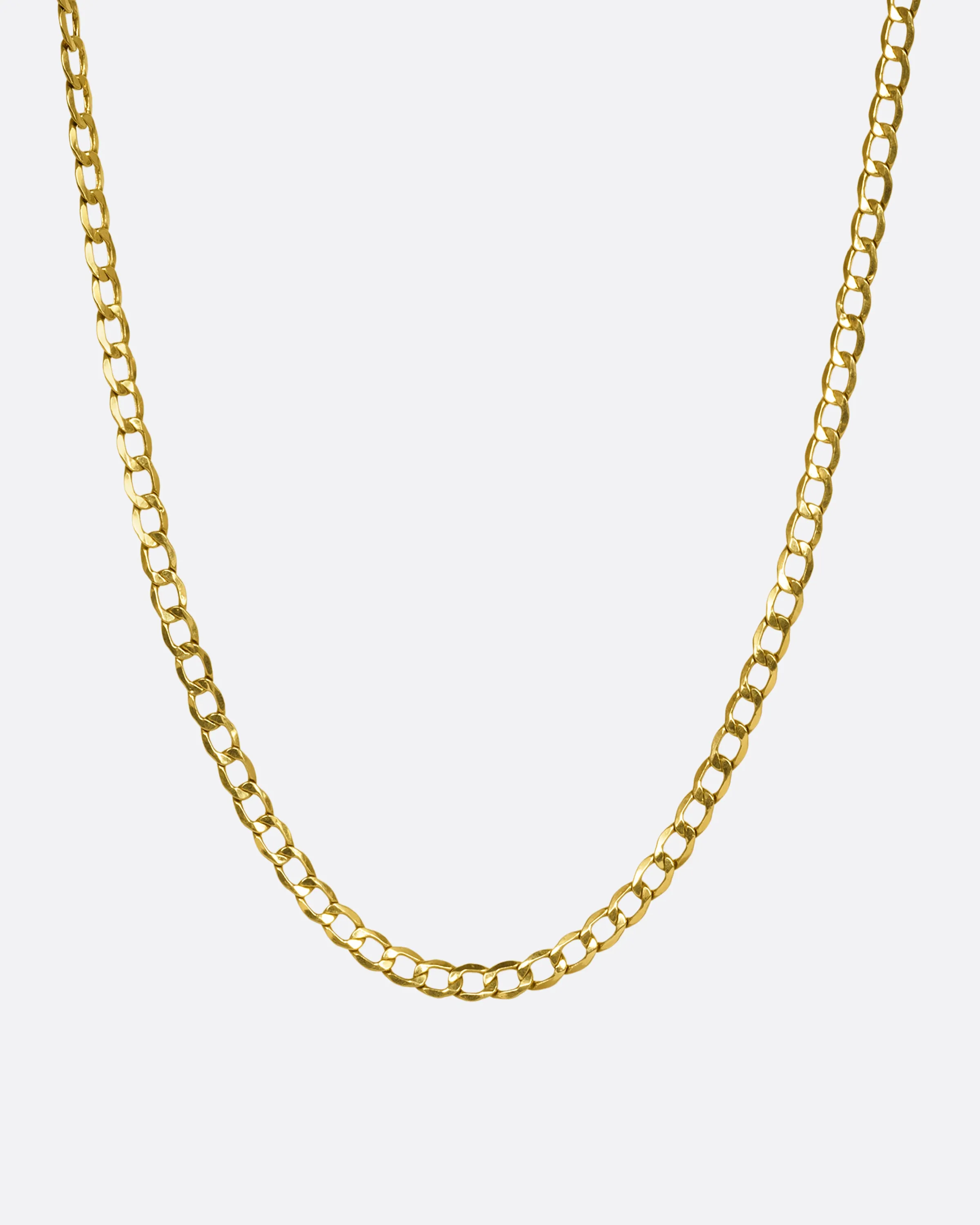 Open Link Curb Chain Necklace