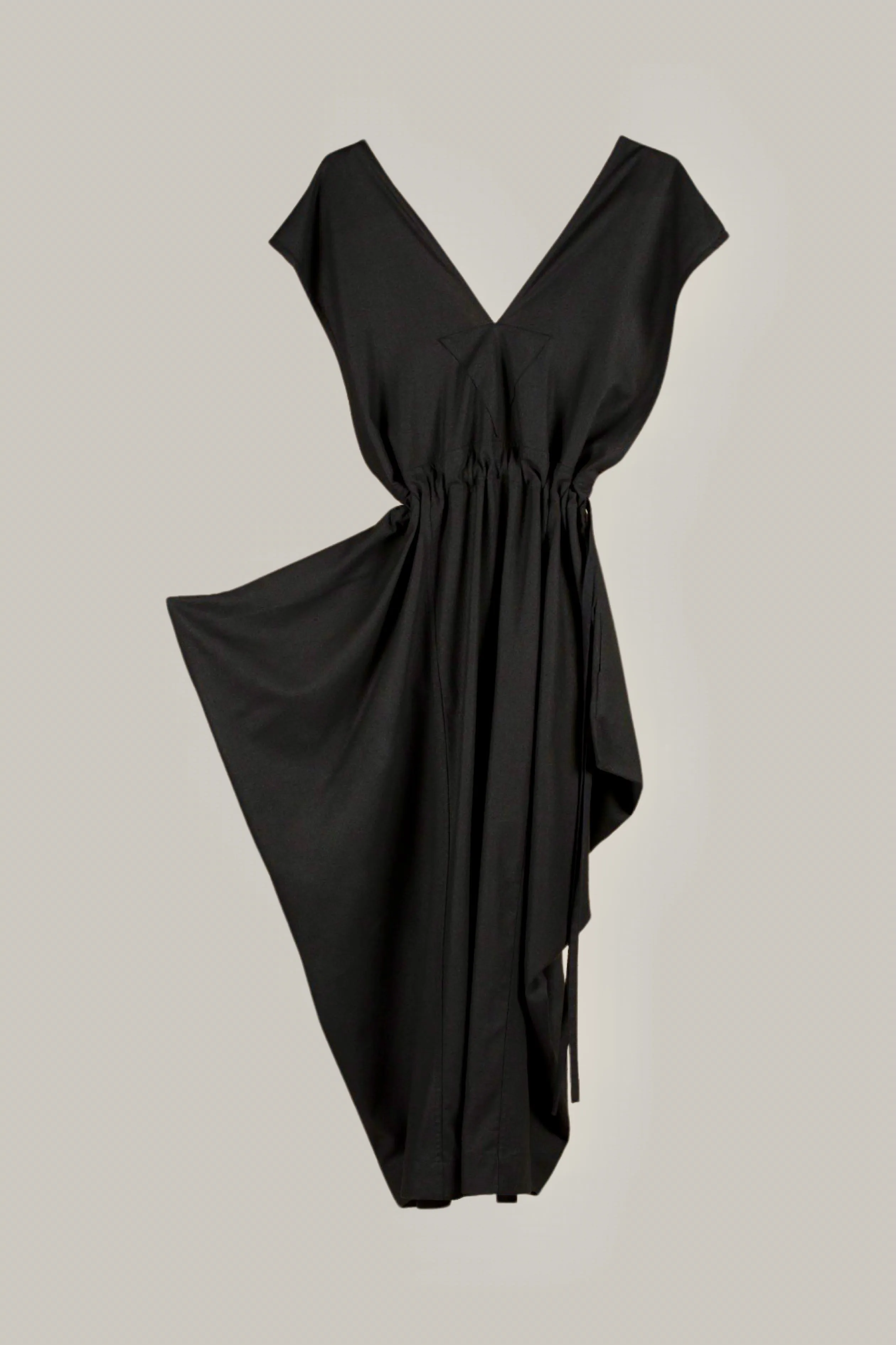 Origami Propeller Dress White Cotton {Made to Order}