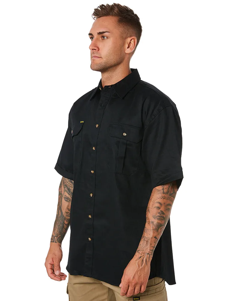 Original Cotton Drill SS Shirt - Black