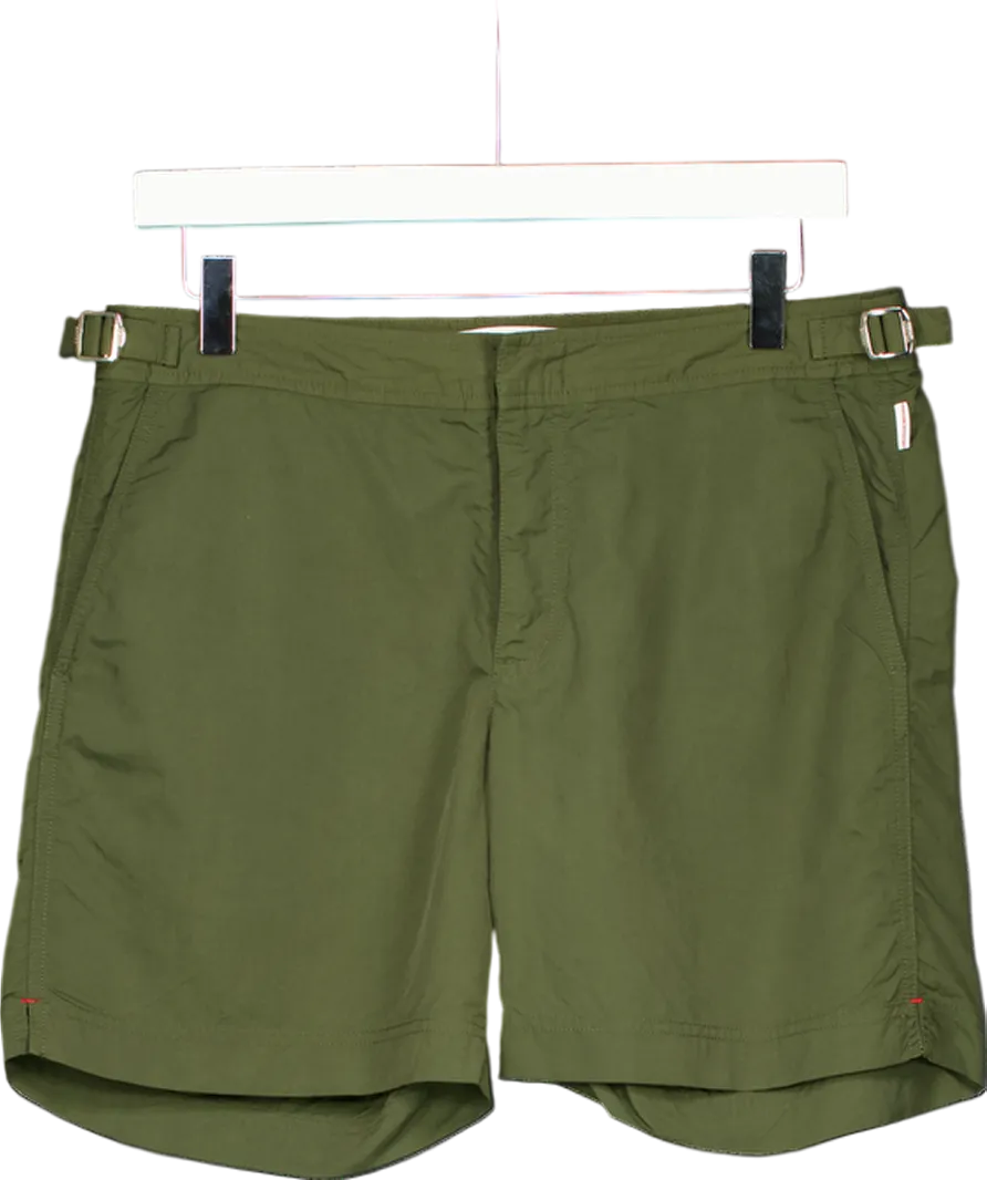 Orlebar Brown Green Bulldog Swim Shorts W31