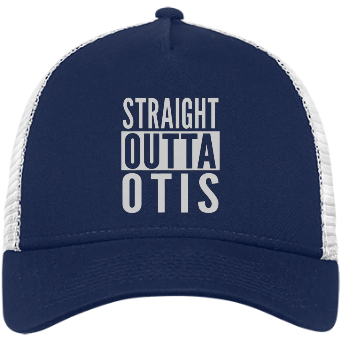 Otis Straight outta Embroidered Snapback Trucker Cap
