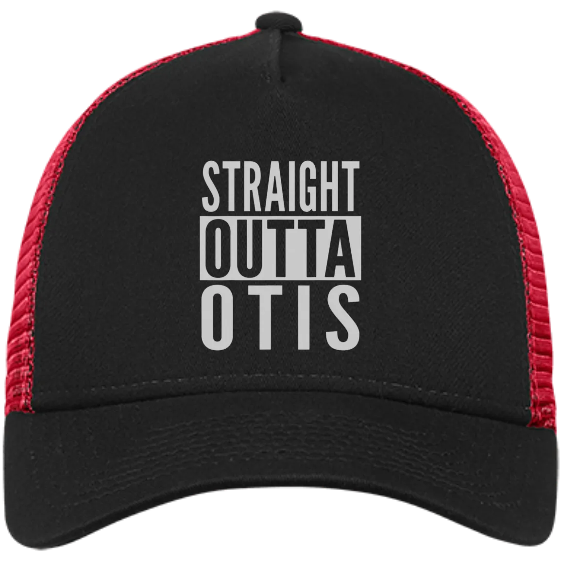 Otis Straight outta Embroidered Snapback Trucker Cap