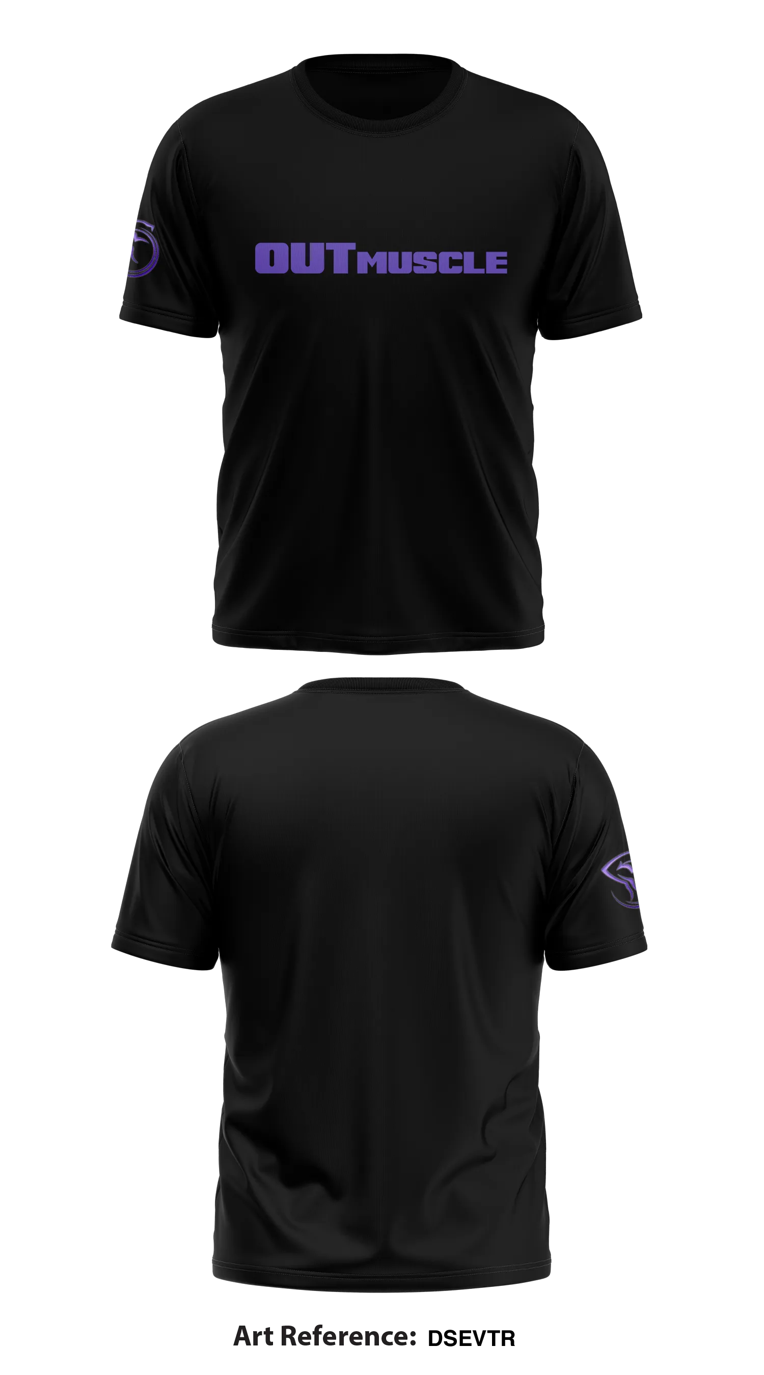 OUTmuscle Store 1 Core Men's SS Performance Tee - dSevTr