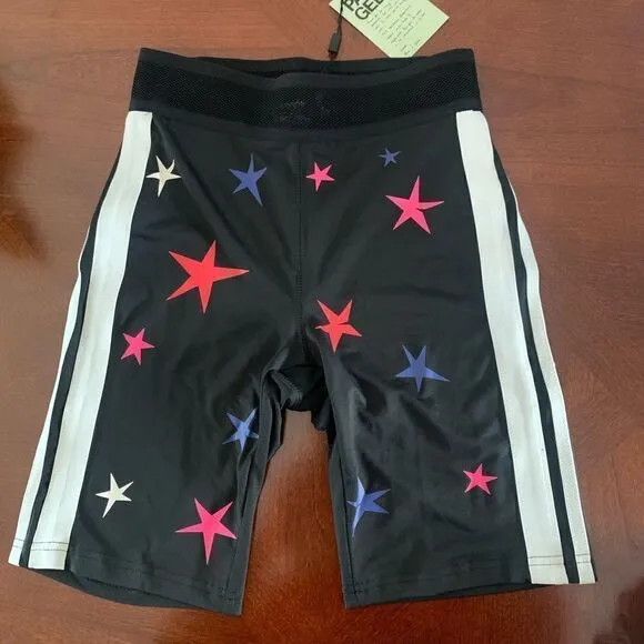 Pam&amp;Gela star biker shorts sizes Petite, NWT