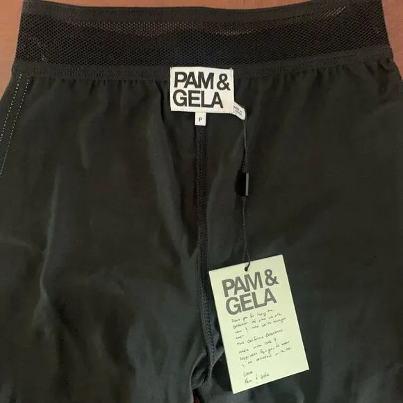 Pam&amp;Gela star biker shorts sizes Petite, NWT